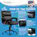 Alt View 11. Click365 - Transform 2.0 Extra Comfort Ergonomic Mid-Back Desk Chair - Black.