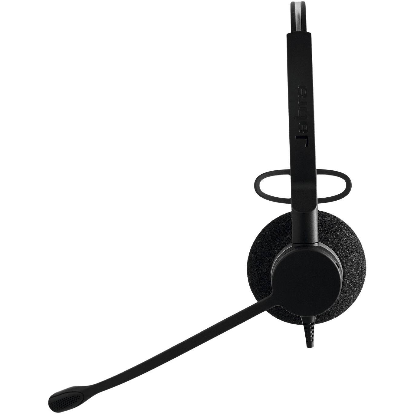 Alt View 2. Jabra - Jabra BIZ 2300 USB UC Wired Mono Headset - Mono - USB - Wired - Over-the-head - Monaural - Supra-aural - Noise - Black.