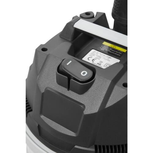 Alt View 4. Dapper Supply - 10 Gallon 40 Peak HP Wet Dry Vacuum Stainless Steel Tank 3 in 1 Portable Shop Vacuum for Garage Workshop - Silver.