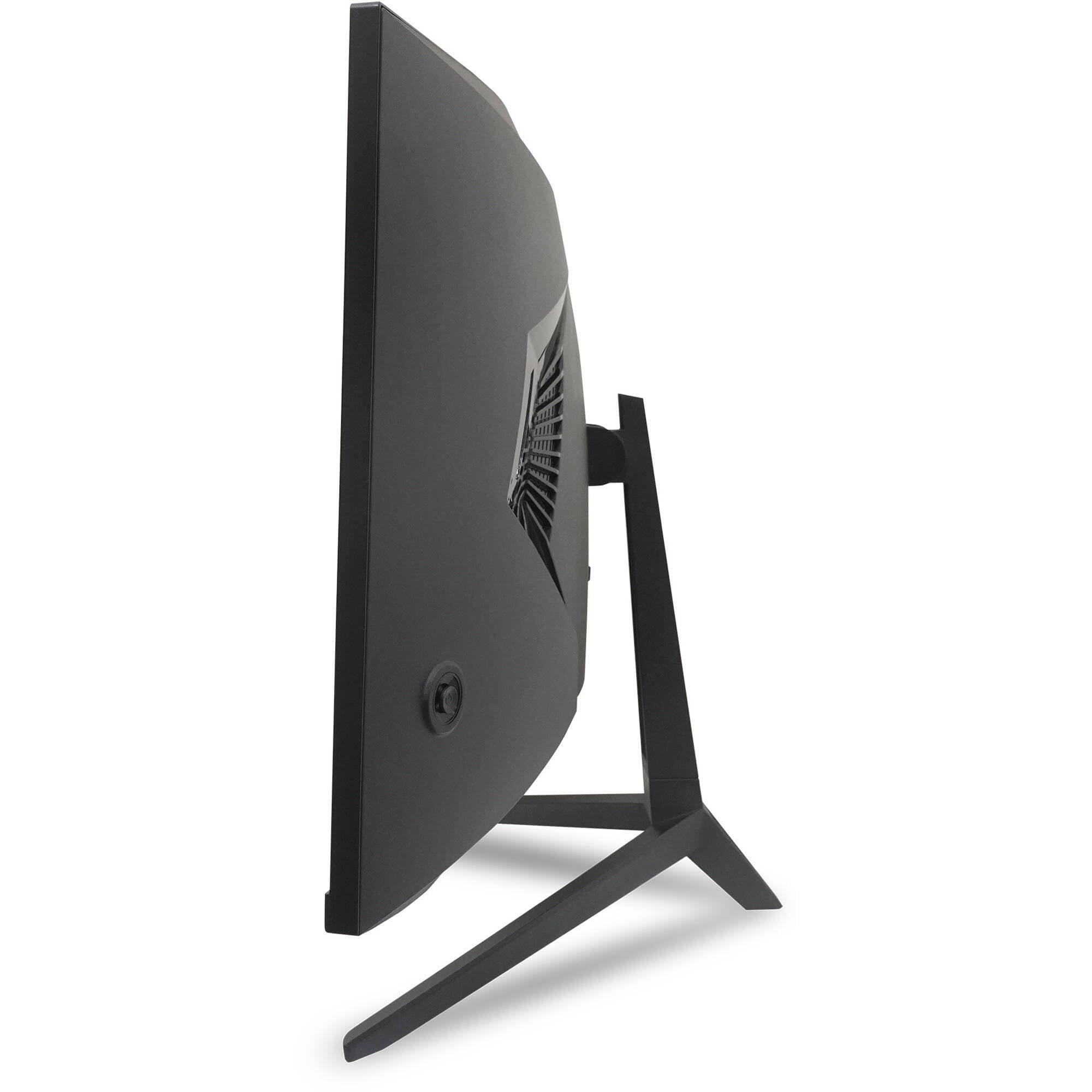 Left. Acer - 34" Widescreen Gaming Monitor 3440x1440 165Hz 21:9 300Nit HDMI DisplayPort - Black.