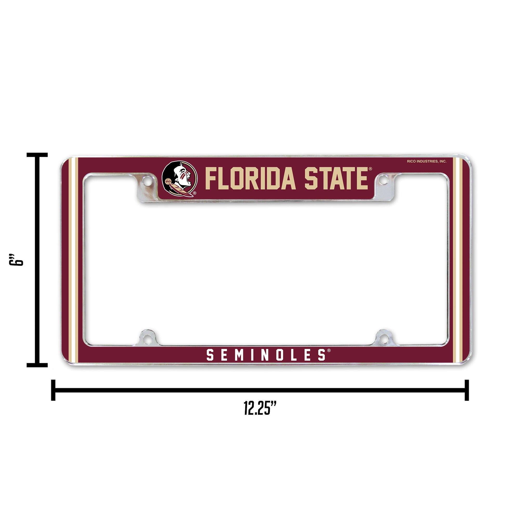FLORIDA STATE  
SEMINOLES  
12.25"