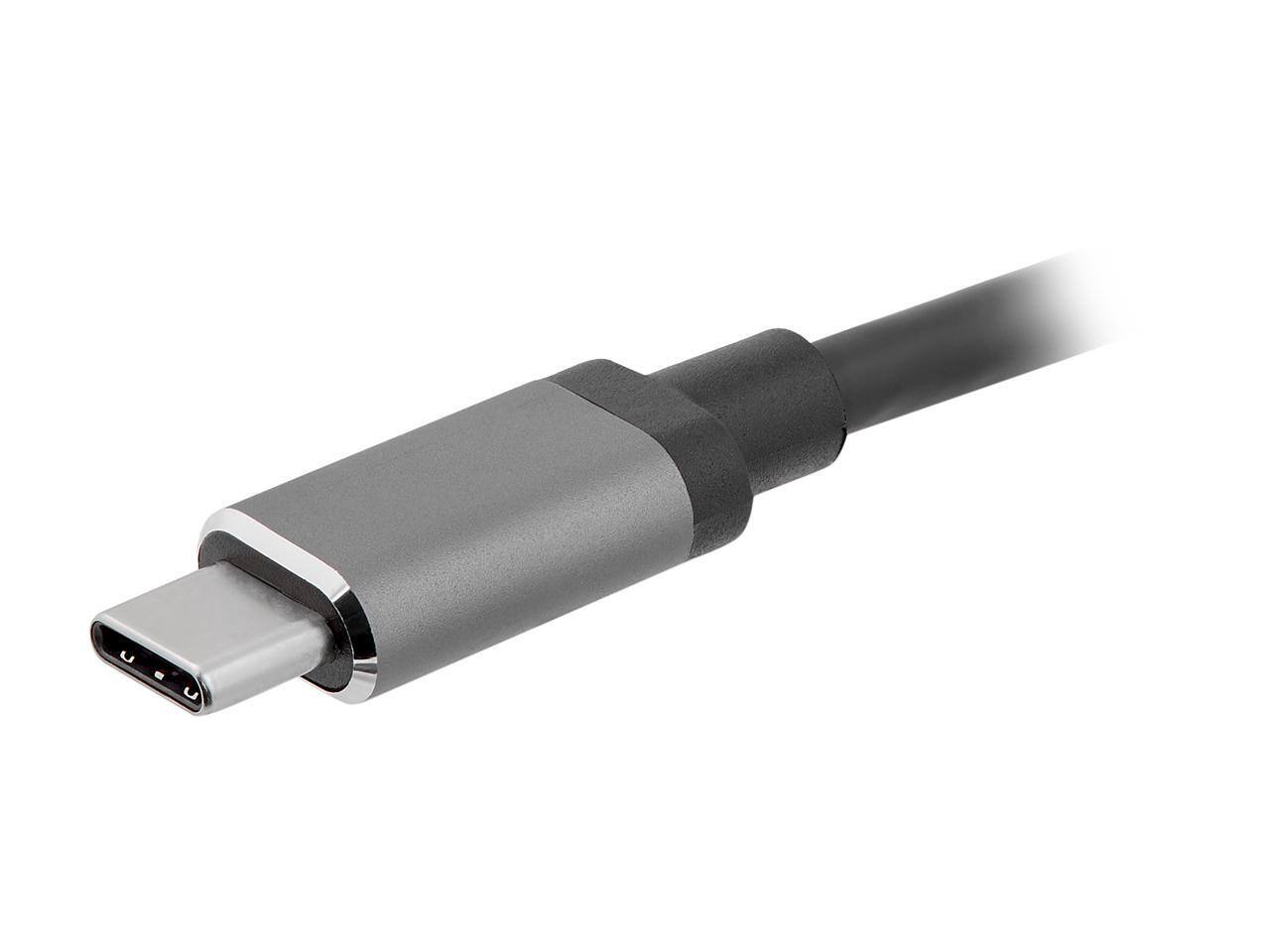 Alt View 2. StarTech.com - StarTech.com USB-C to VGA & HDMI Adapter, Aluminum, 6in Cable.