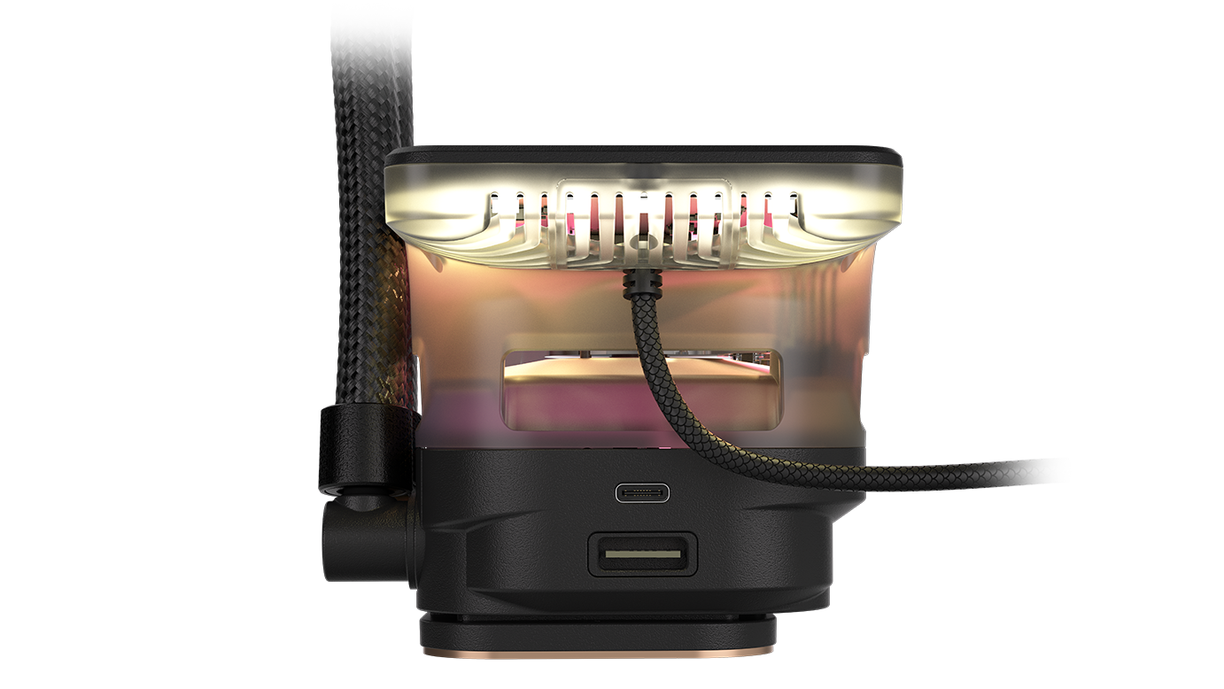 Alt View 13. CORSAIR - iCUE LINK TITAN II 360 RX LCD AIO Liquid CPU Coolers - Black.