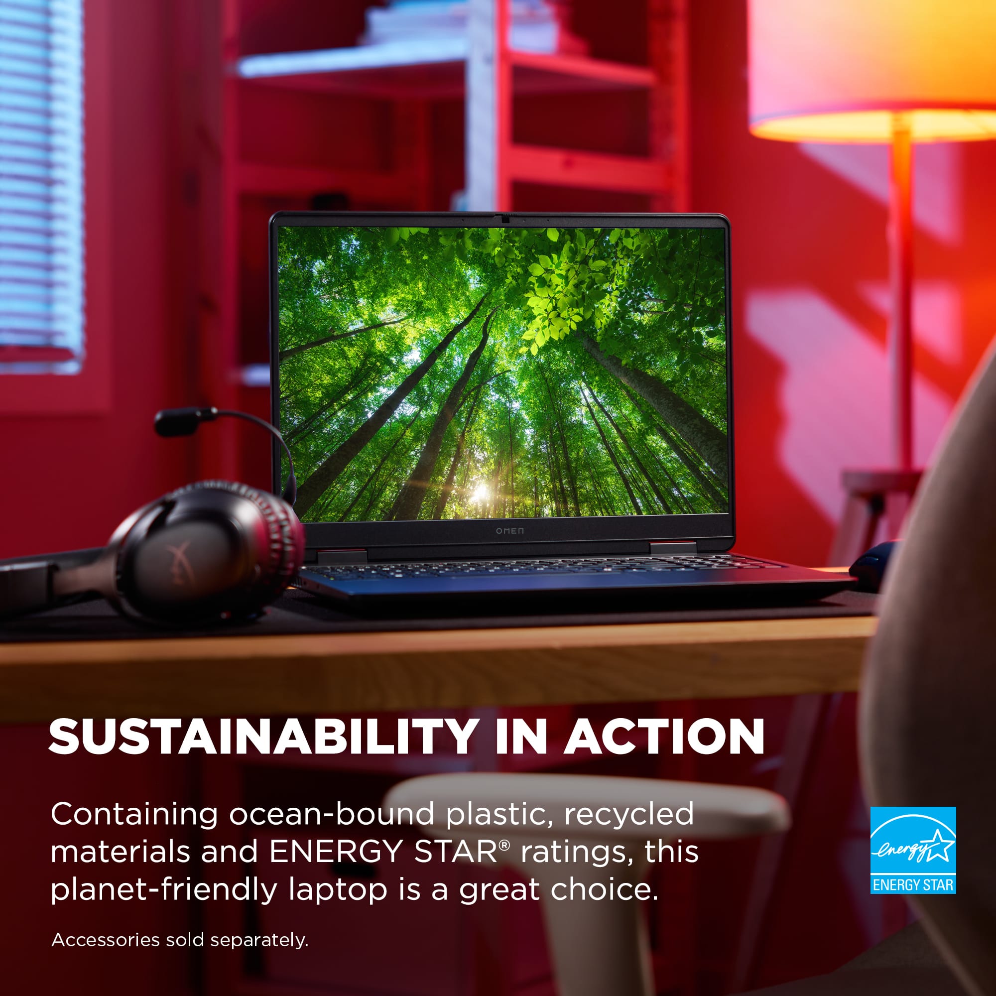 Sustainability in Action: This planet-friendly laptop contains ocean-bound plastic, recycled materials, and ENERGY STAR ratings. It is a great choice for those who care about the environment. Accessories are sold separately.