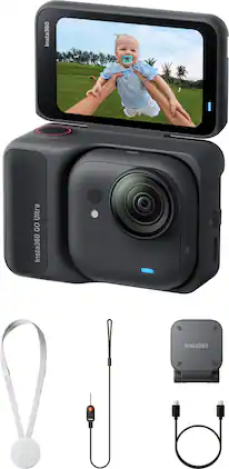 Insta360 - GO Ultra Action Camera - Black