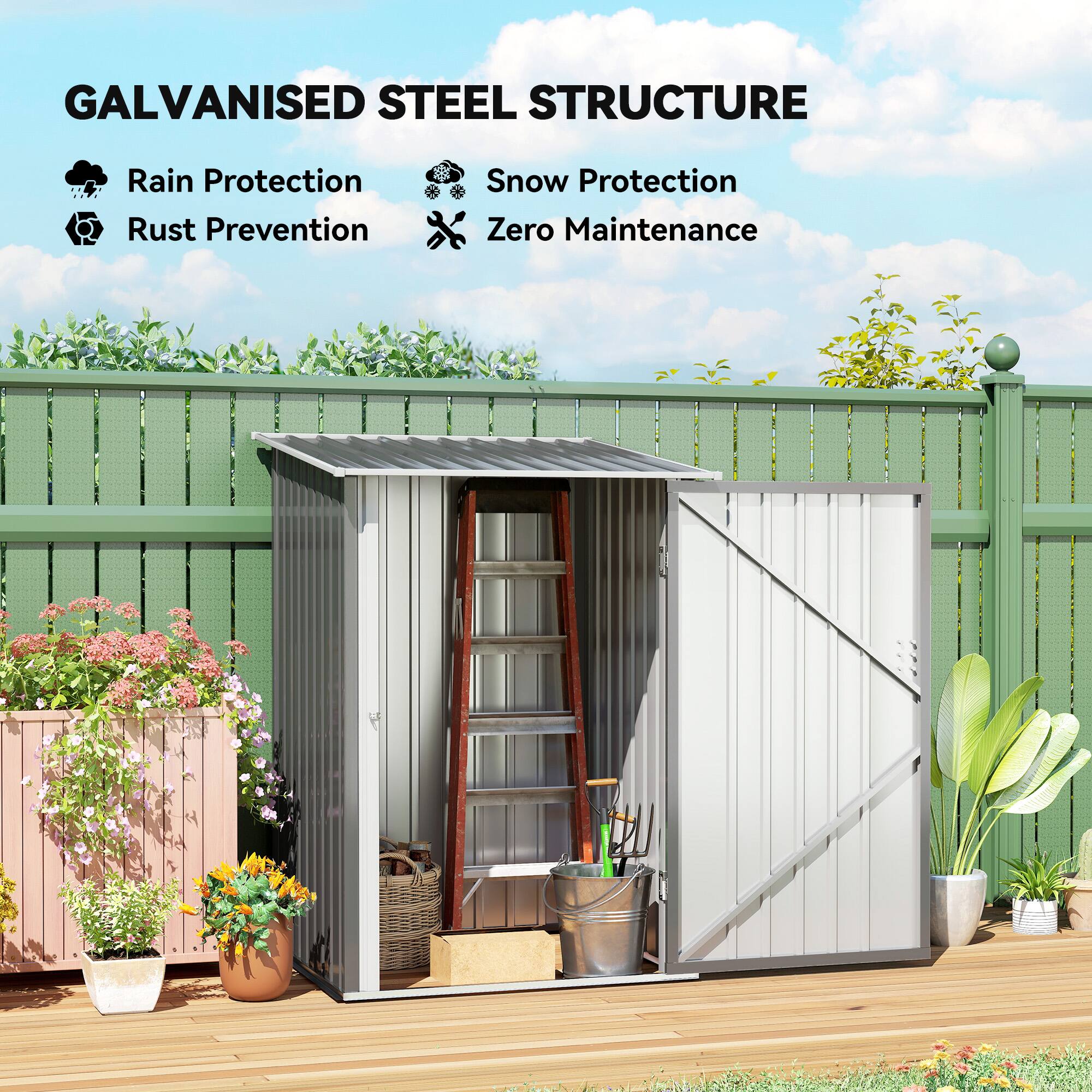 GALVANISED STEEL STRUCTURE

- Rain Protection
- Rust Prevention
- Snow Protection
- Zero Maintenance