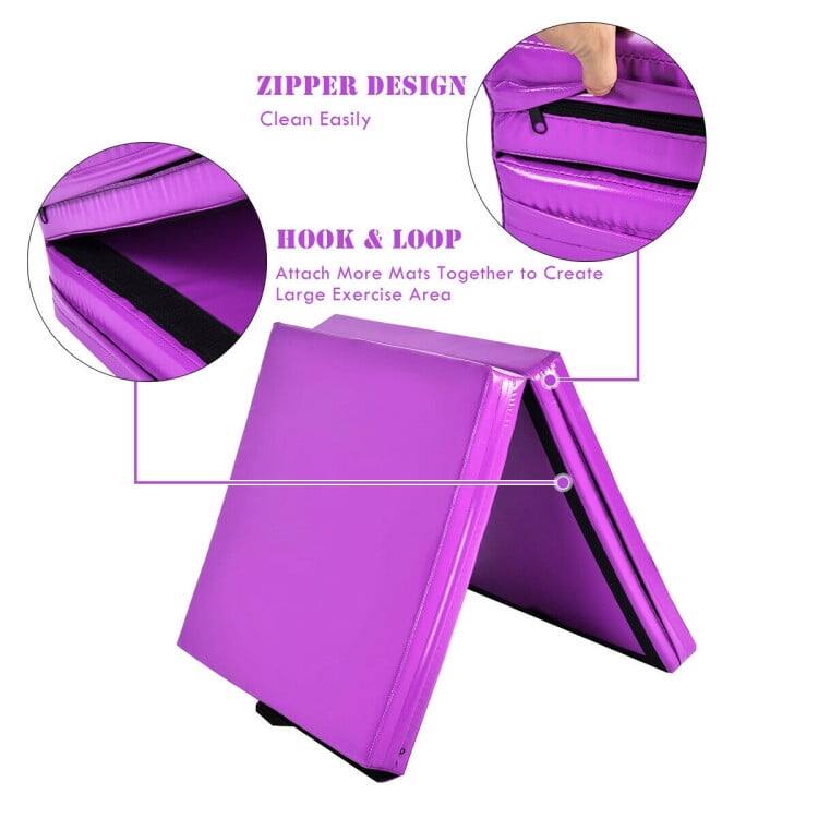 ZIPPER DESIGN  
Clean Easily  

HOOK & LOOP  
Attach More Mats Together to Create Large Exercise Area