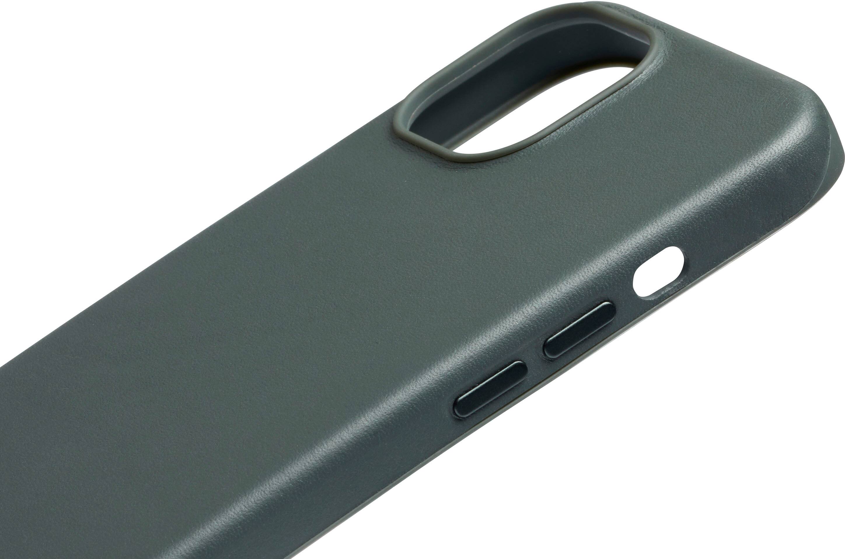 Alt View 1. Bellroy - iPhone 15 Leather Phone Case - Everglade.