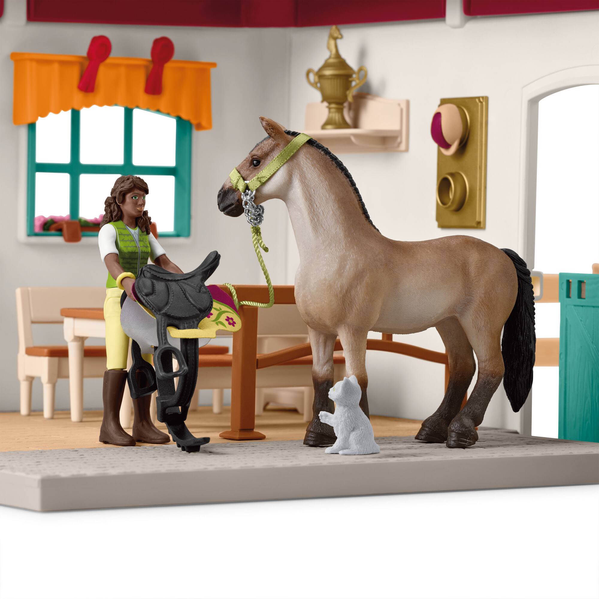 Left. Schleich - Horse Club: Tack Room Extension.