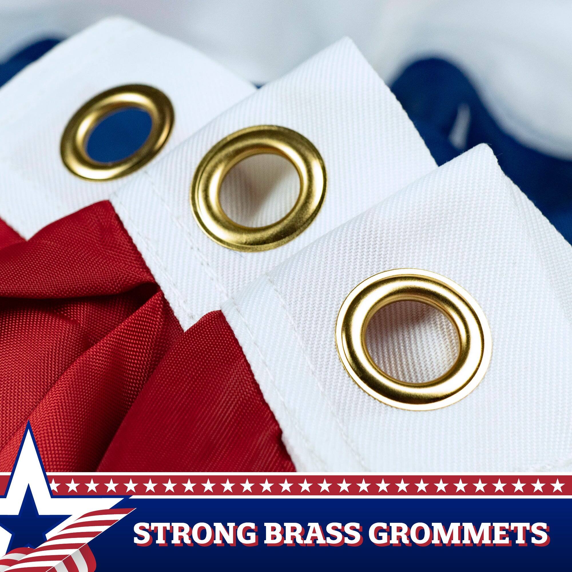 STRONG BRASS GROMMETS