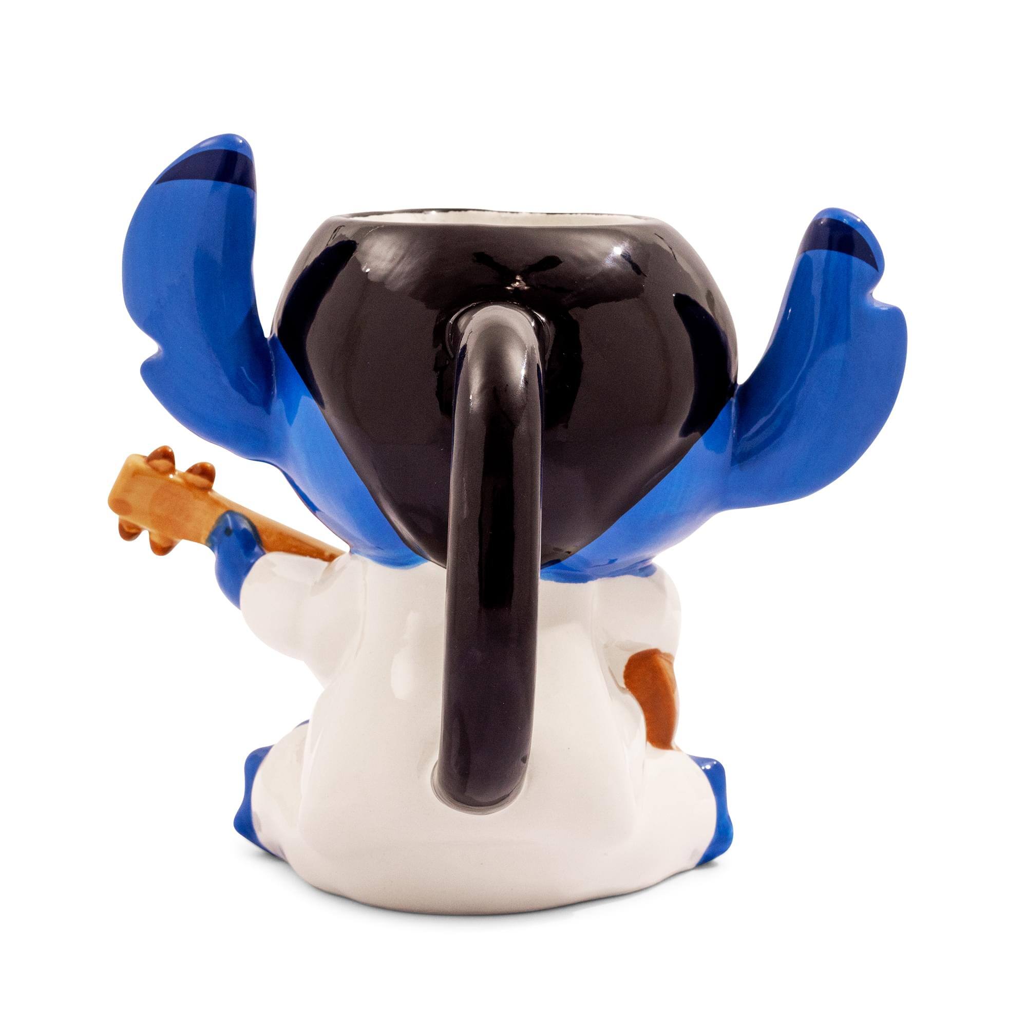 Alt View 2. Silver Buffalo - Disney Lilo & Stitch Elvis 20-Ounce Sculpted Ceramic Mug - Multi-Colored.