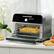 Alt View 1. Instant Pot - Omni Plus 18L 10-in-1 Air Fryer Toaster Oven - Silver.