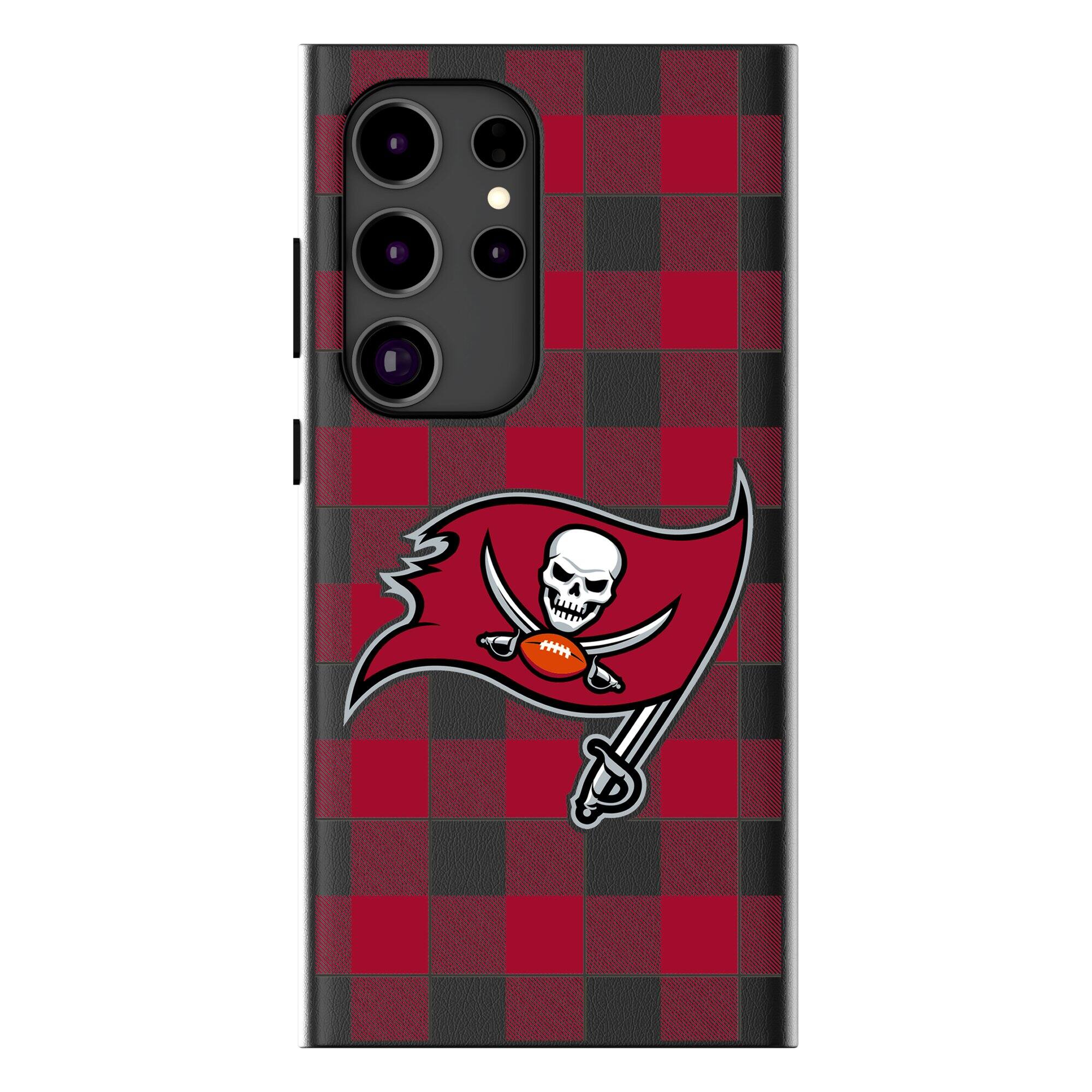 Keyscaper - NFL - Tampa Bay Buccaneers Plaid Galaxy Magnetic Bump Case - S24 - Black price history on PriceWatchPro