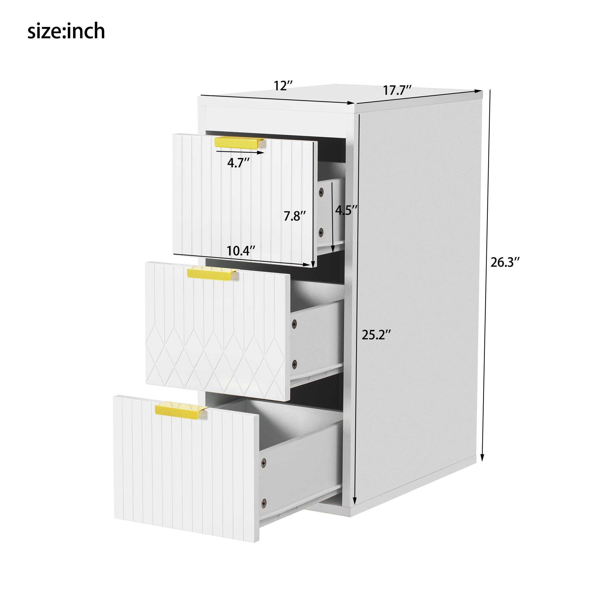 size:inch 12" 17.7" 4.7" 7.8" 4.5" 10.4" 26.3" 25.2"