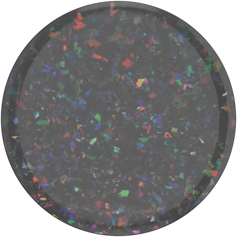 Angle. PopSockets - PopSockets- PopGrip with Swappable Top for Phones and Tablets - Iridescent Confetti Oil Slick - Oil Slick.