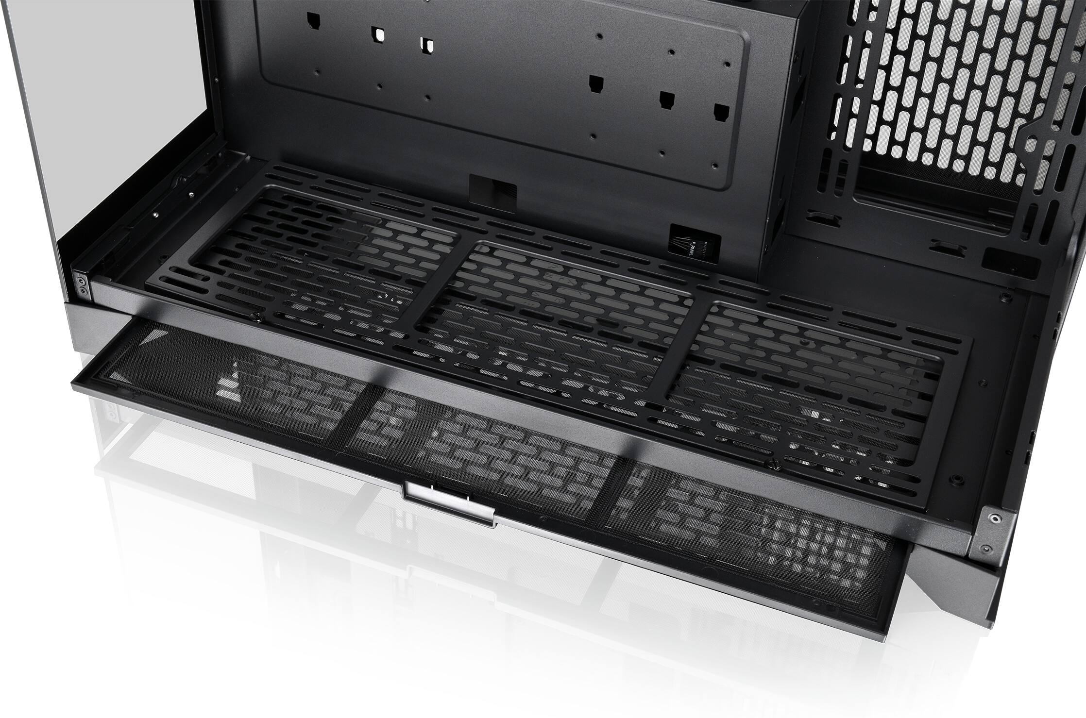 Alt View 24. Thermaltake - CTE E550 TG Mid Tower ATX PC Case - Black.