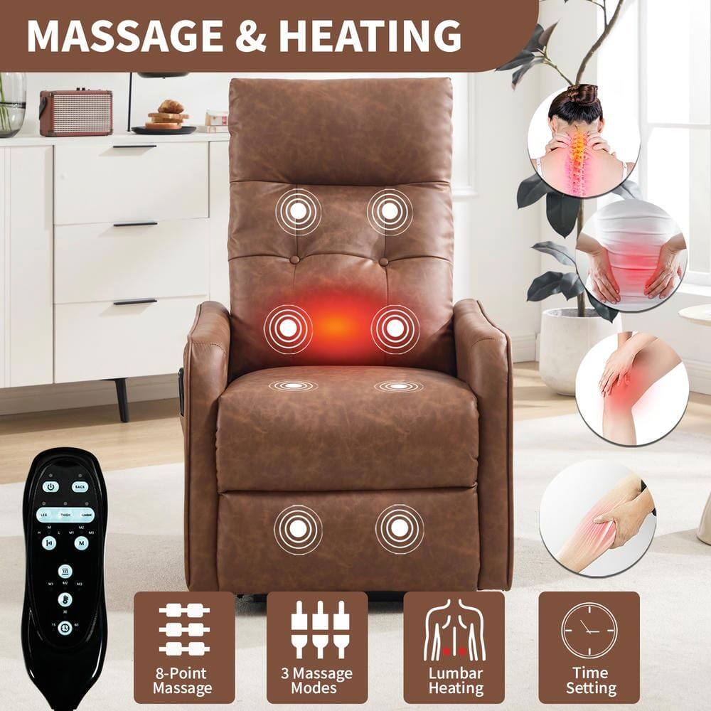 MASSAGE & HEATING

- 8-Point Massage
- 3 Massage Modes
- Lumbar Heating
- Time Setting