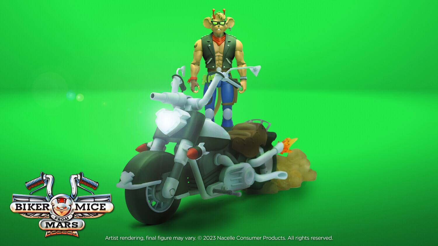 Biker Mice from Mars

Artist rendering, final figure may vary. © 2023 Nacelle Consumer Products. All rights reserved.