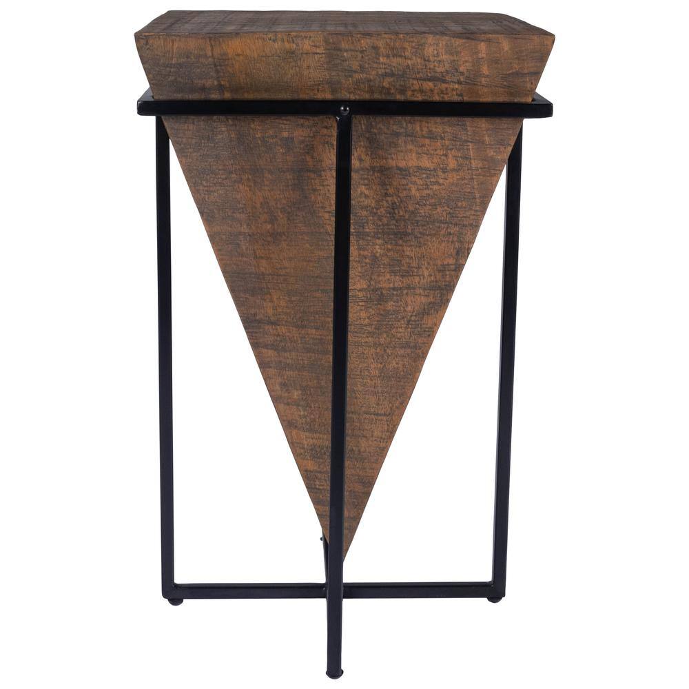 Alt View 1. Butler Specialty - Gulnaria Wood & Metal Side Table - Dark Brown.