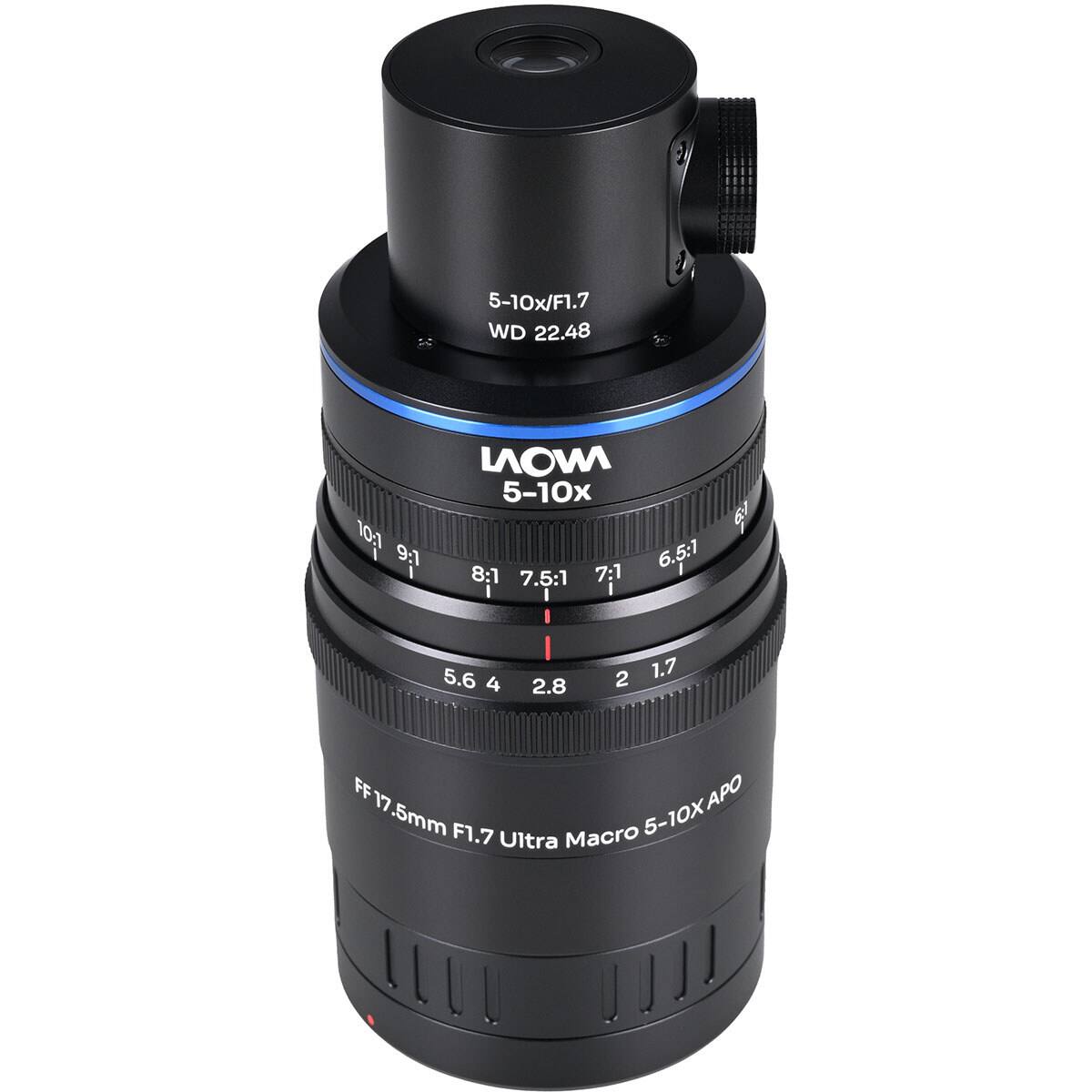 Venus Laowa Aksen 17.5mm f/1.7 5 10X Ultra Macro APO Lens for Canon RF ...