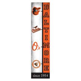 Fan Creations - Baltimore Orioles 6" x 24" Progression Wood Sign - Multicolor
