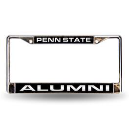 Rico Industries - Penn-St Lions PSU - Chrome Metal ALUMNI License Plate Frame Holder - Multi