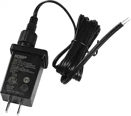 HQRP - 12V 1A 12W Class 2 LED Transformer, IP44 Raintight w/ Extension Cord, ETL Listed - Black