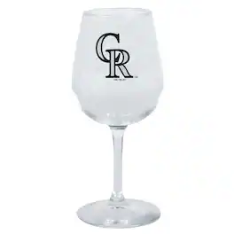 The Memory Company - Colorado Rockies 12oz. Stemmed Wine Glass - Multicolor