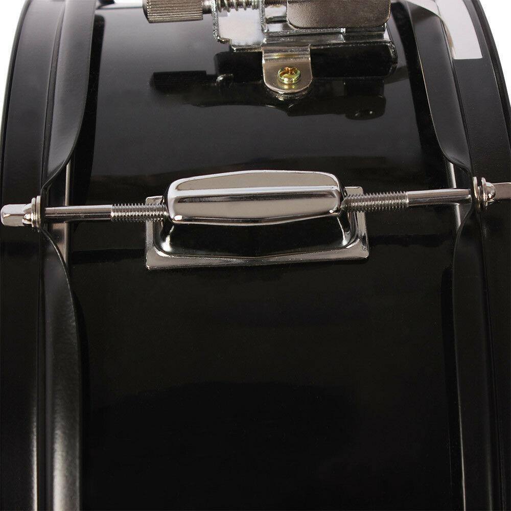 Angle. Winado - 14in*5.5in Snare Drum Poplar Wood Drum Percussion Set Snare Drum Kit with a Pair of Drumsticks - Black.