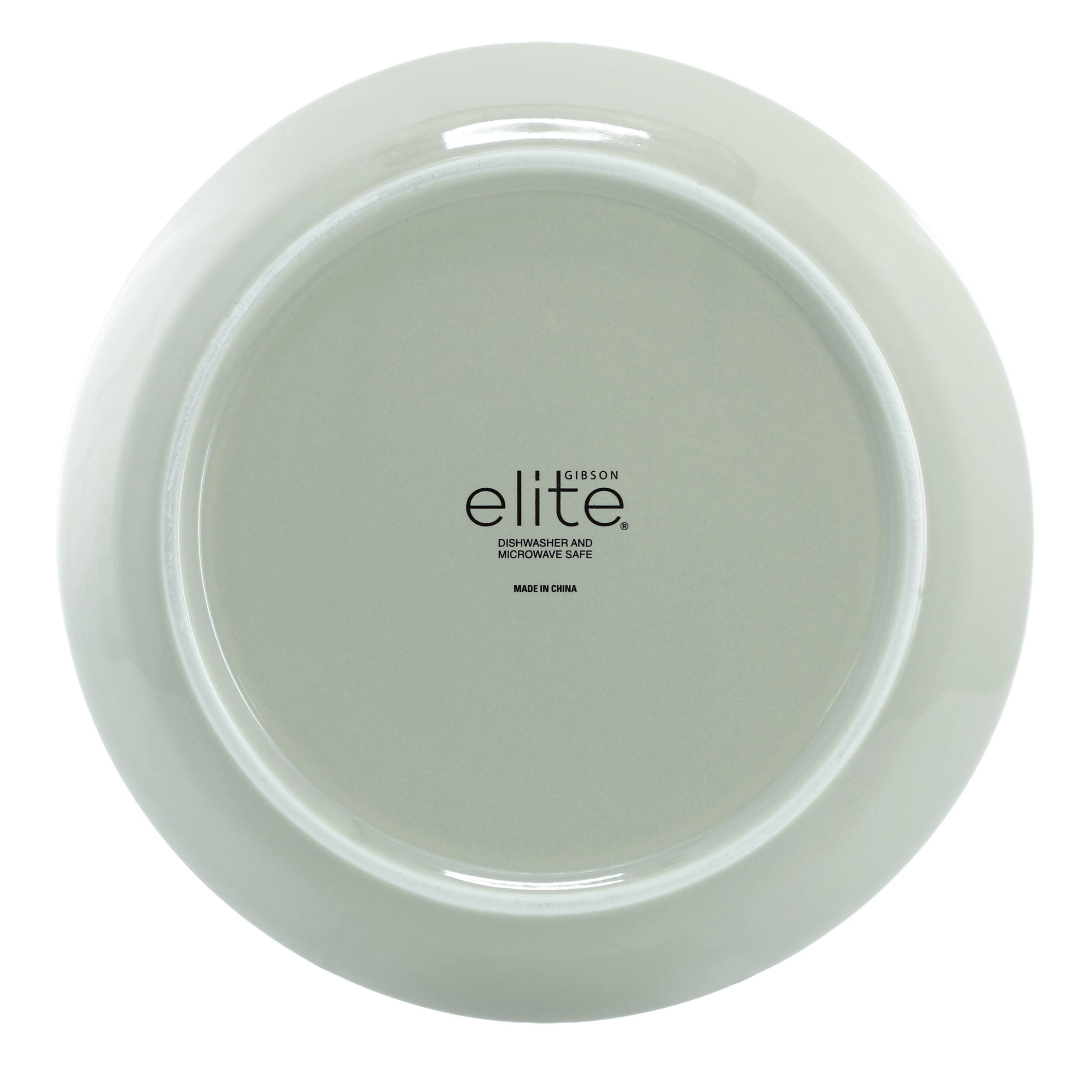 GIBSON elite. DISHWASHER AND MICROWAVE SAFE MADE IN CHINA