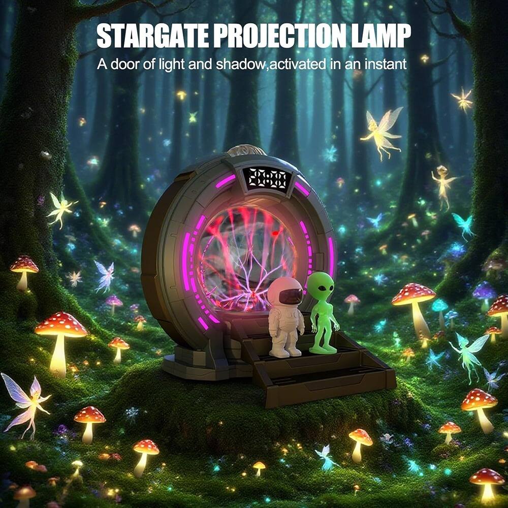 STARGATE PROJECTION LAMP  
A door of light and shadow, activated in an instant