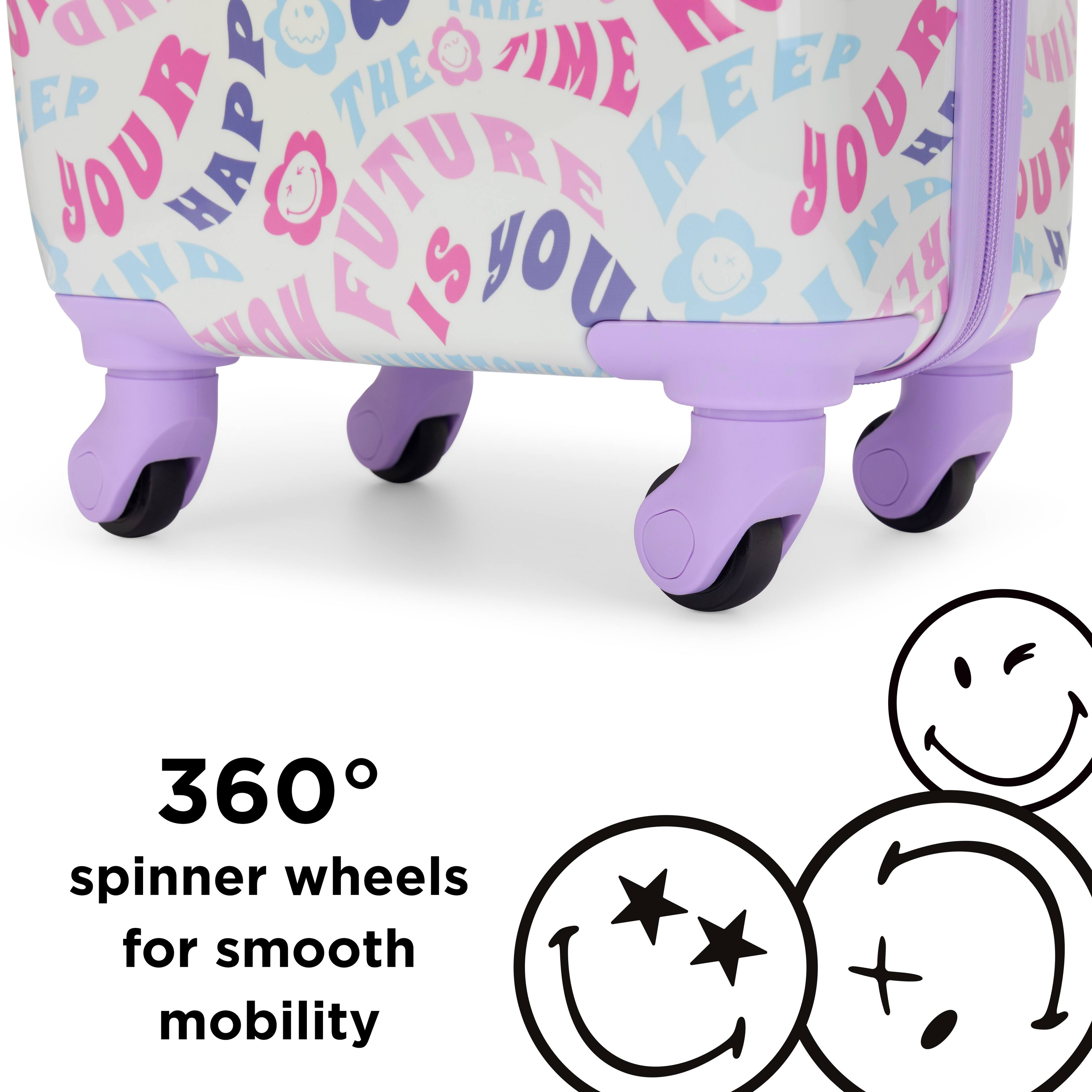 360° spinner wheels for smooth mobility
