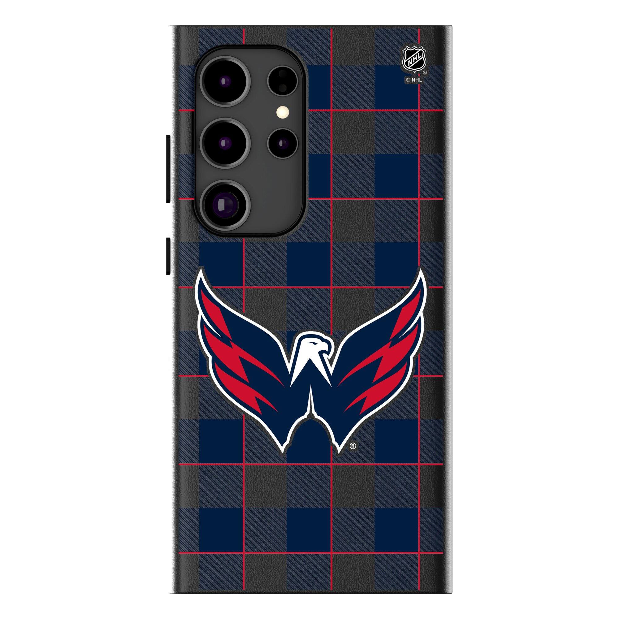 Keyscaper - NHL - Washington Capitals Plaid Galaxy Magnetic Bump Case - S24 Ultra - Black price history on PriceWatchPro