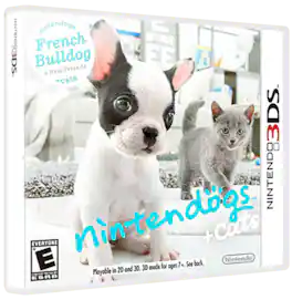 3DS Nintendogs + Cats: French Bulldog & New Friends - World Edition - Nintendo 3DS