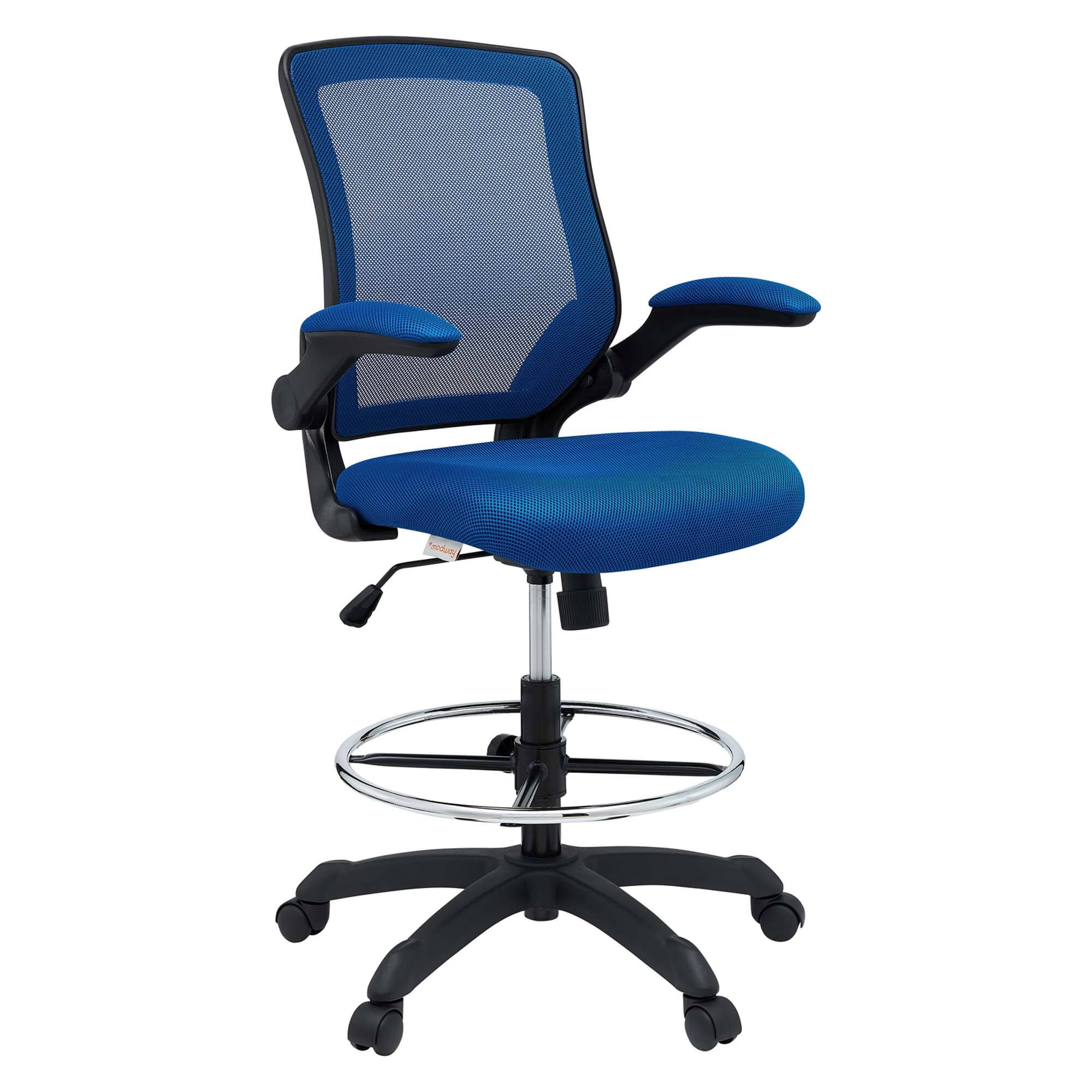 Veer Drafting Chair by Modway - Blue price history on PriceWatchPro
