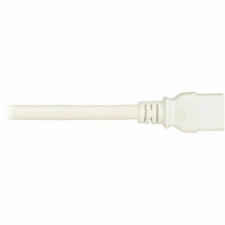 Alt View 4. Tripp Lite - PDU Power Cords C19 P-Lock C20 Heavy-Duty 20A 12AWG 6FT White 6PCK - White.