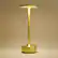 Left. ONEWISH - Cordless Portable LED Table Lamp with Touch Control - Gold.
