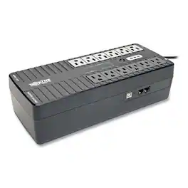 Tripp Lite - ECO750UPS ECO Series 750 VA 420 J 12-Outlet Energy-Saving Standby UPS with USB - Black