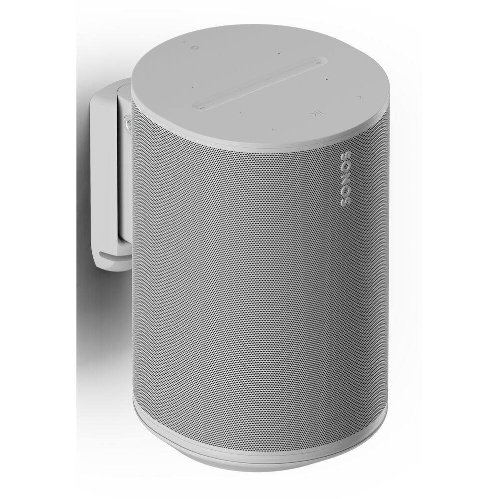 Left. Flexson - FLEXSON Wall Mount with Corner Piece for Sonos Era 100 Speaker (White, Single) - "NA".