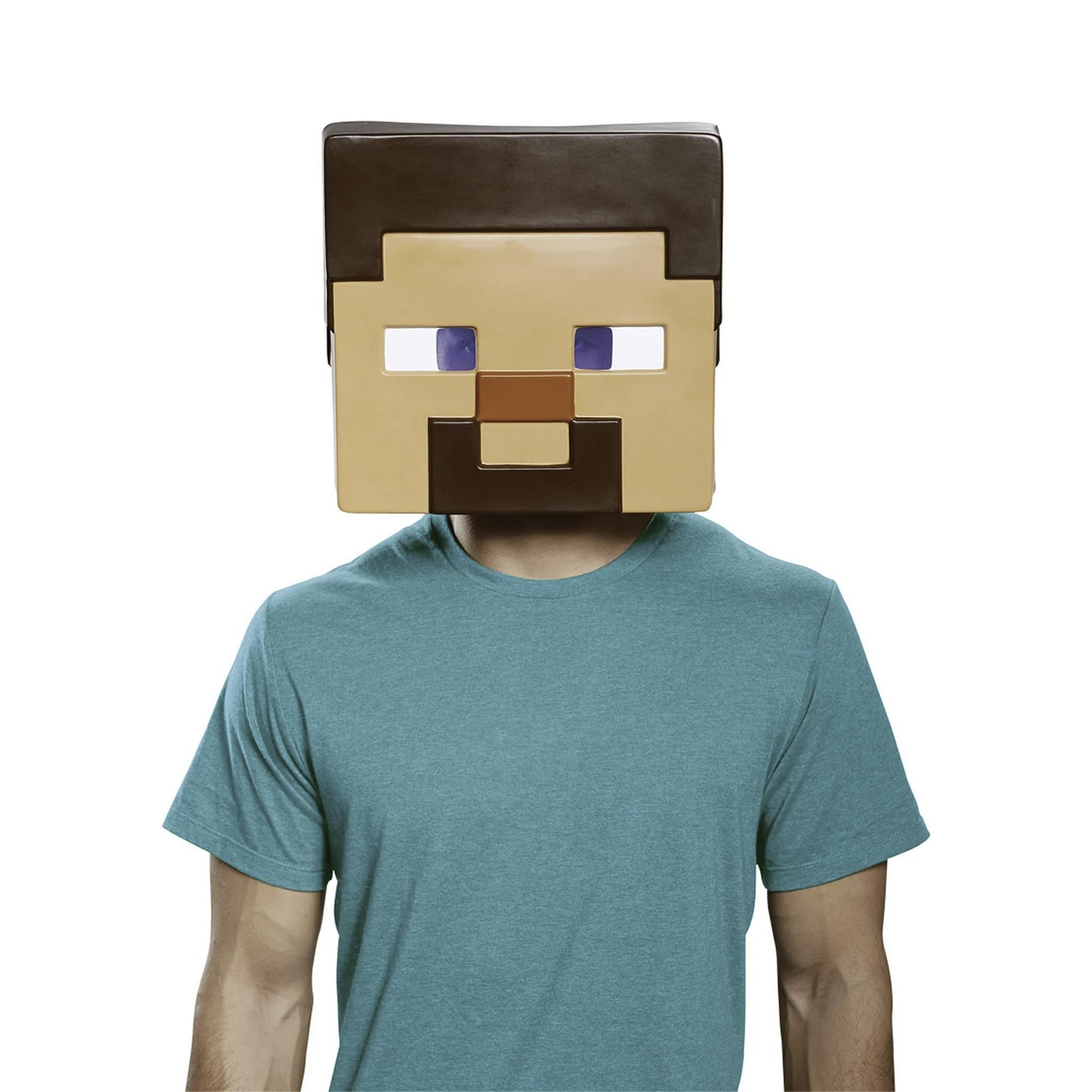Alt View 10. Disguise - Minecraft Steve Adult Costume Mask | One Size Fits Most - Multi-Colored.