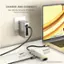 CHARGE AND CONNECT: Use USB Peripherals While Your Device Powers Up. Satechi 3-in-1 - 4-in-1 - 100W Input - 85W Output - Charges 2 Devices Simultaneously. Devices Sold Separately.