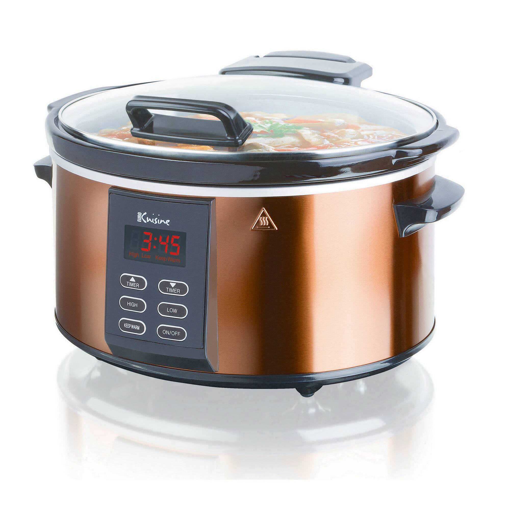 Euro Cuisine SCX6 Electric Slow Cooker - 6QT - Thumbnail 4