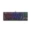 REDRAGON - Kumara K552 RGB Wired TKL Gaming Mechanical Blue Switch Keyboard with RGB Backlighting - Black