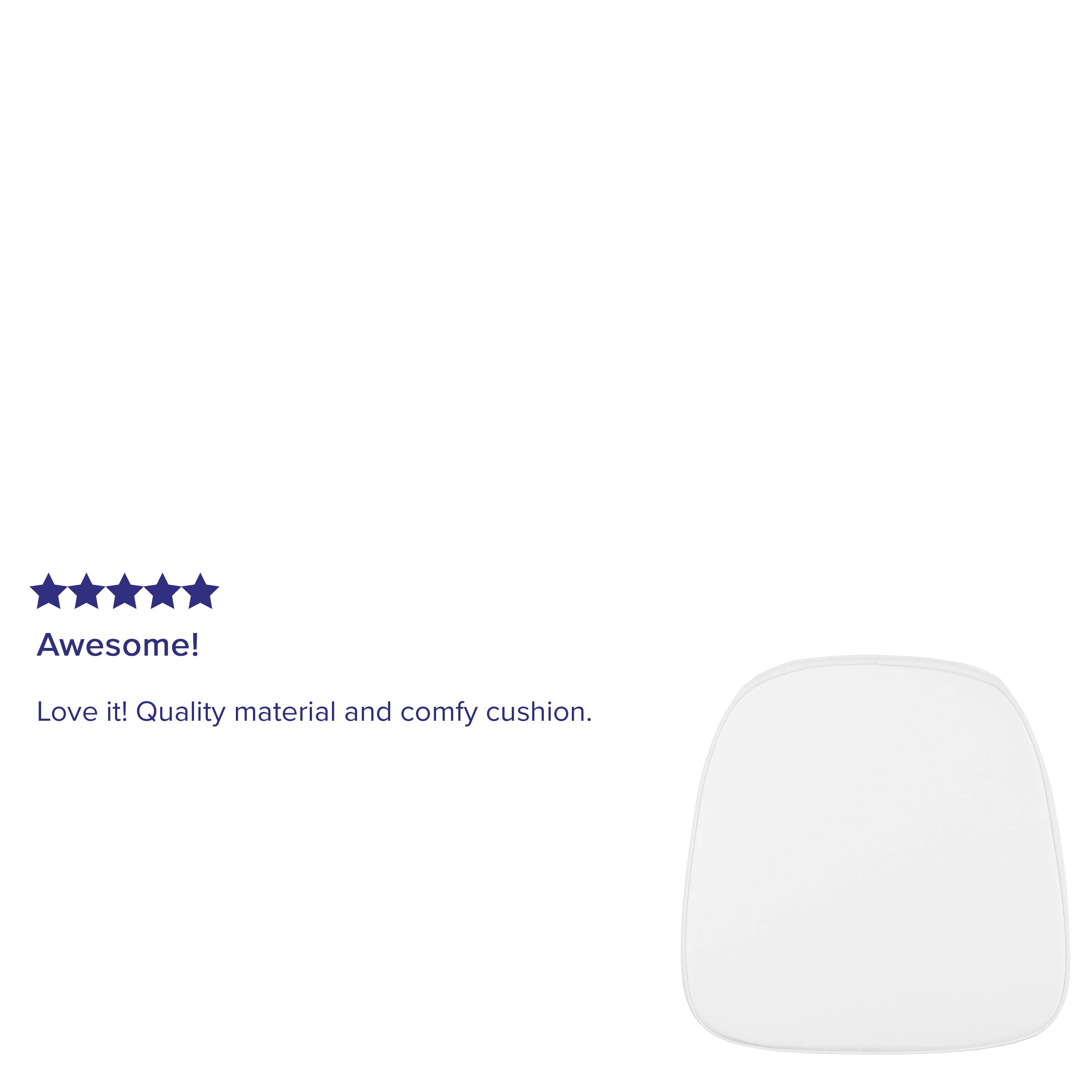 Awesome!  
Love it! Quality material and comfy cushion.