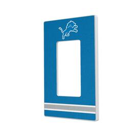 Keyscaper - Detroit Lions Stripe Single Rocker Light Switch Plate - Multicolor