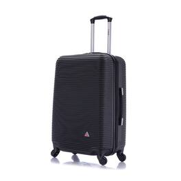 InUSA - Royal lightweight hardside Spinner Luggage 24" - Black
