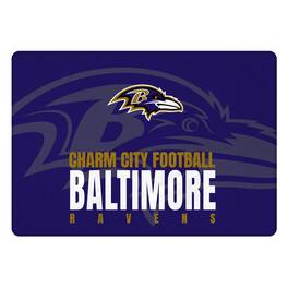 Pegasus - Baltimore Ravens 60" x 90" Oversized Slogan Fade Ultra Cozy FAN-mily Blanket - Multicolor