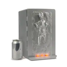 Ukonic Star Wars Han Solo 4.5L 8xCan Mini Fridge Thermoelectric Cooler Ac/DC - Silver