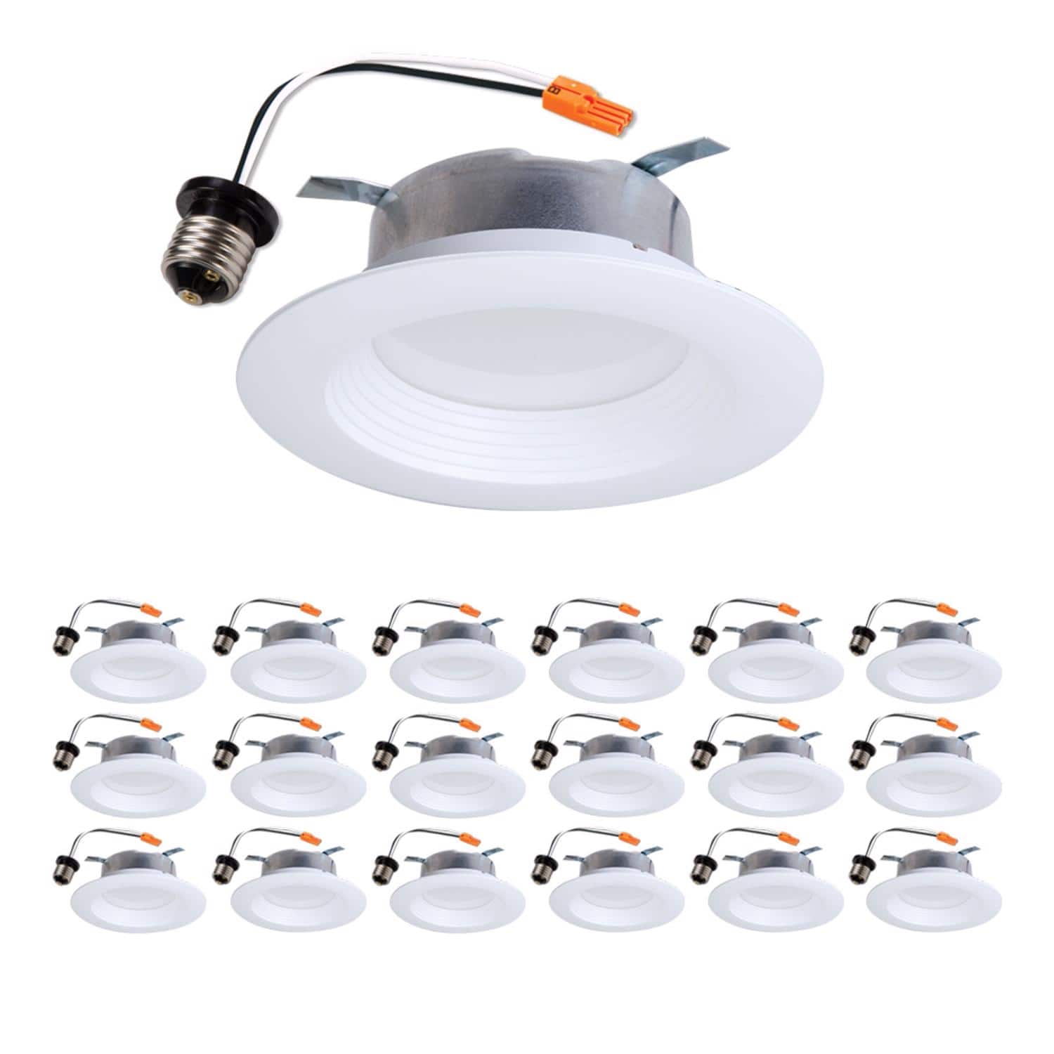 Halo - Bright White 4 in. W LED Recessed Downlight 8 W
