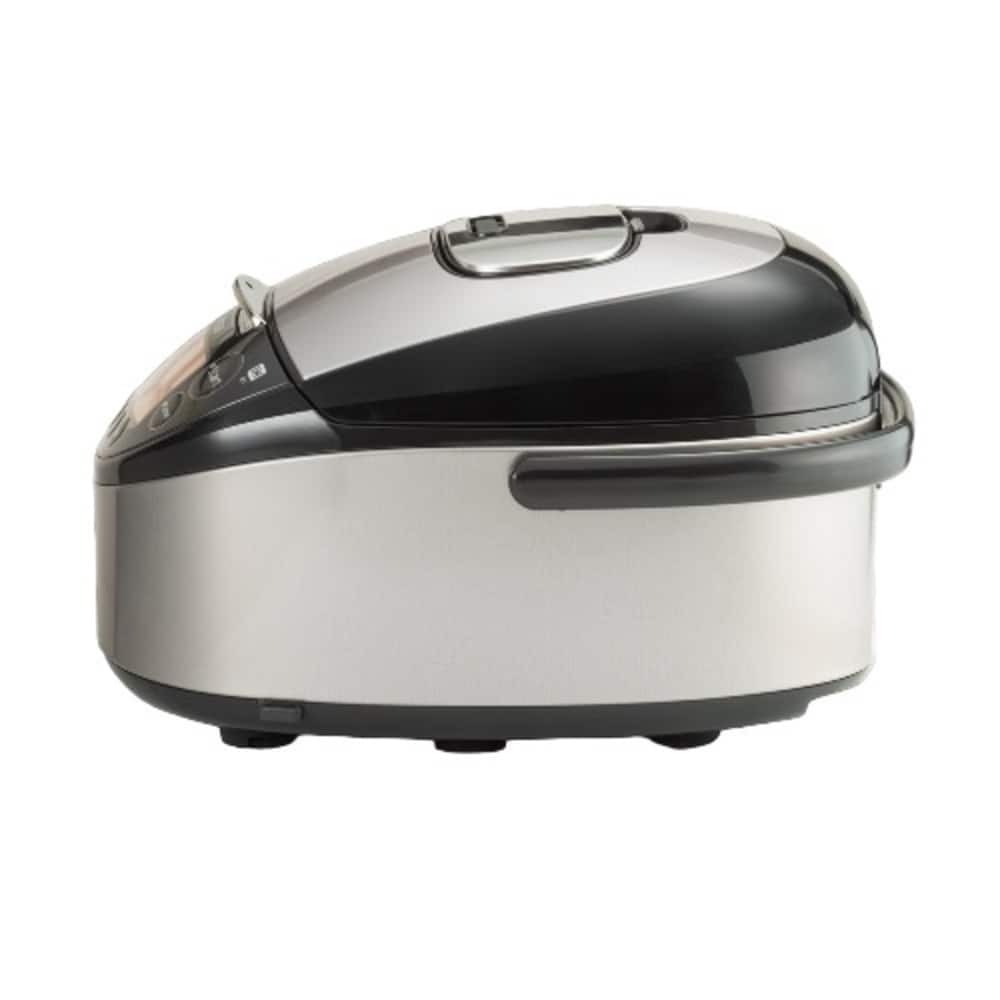Back. Tiger - Tiger Corporation Tiger JKT-D10U 5.5-Cup (Uncooked) IH Rice Cooker, black & stainless steel - N/A.